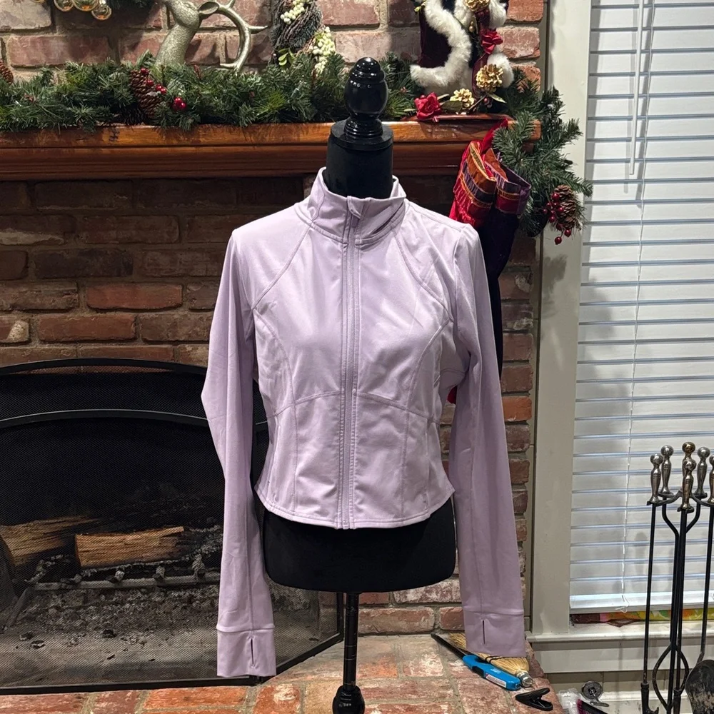 Fabletics Perfect Storm Cropped Train Jacket - Picture 5 of 10